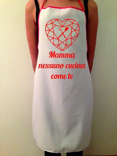Grembiule cucina bianco uomo - grembiule,