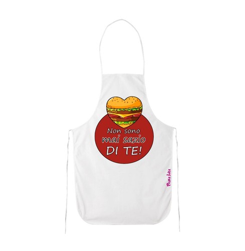 Grembiule bianco cucina - grembiule,