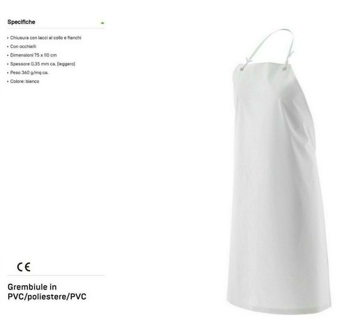 Grembiule cucina paravanti - grembiule,