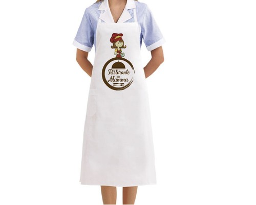 Grembiule bianco cucina - bianco,
