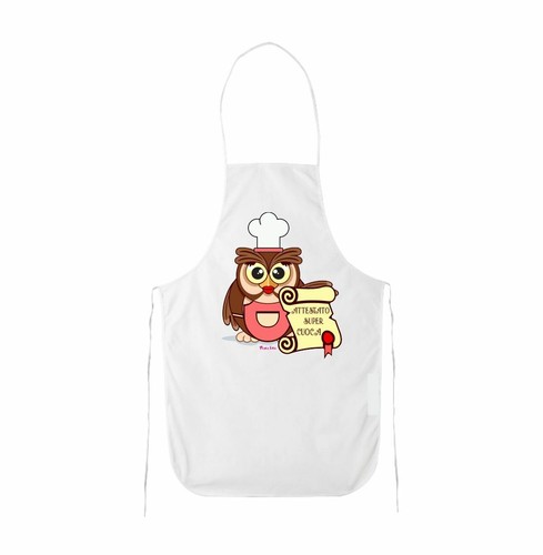 Grembiule bianco cucina - bianco,