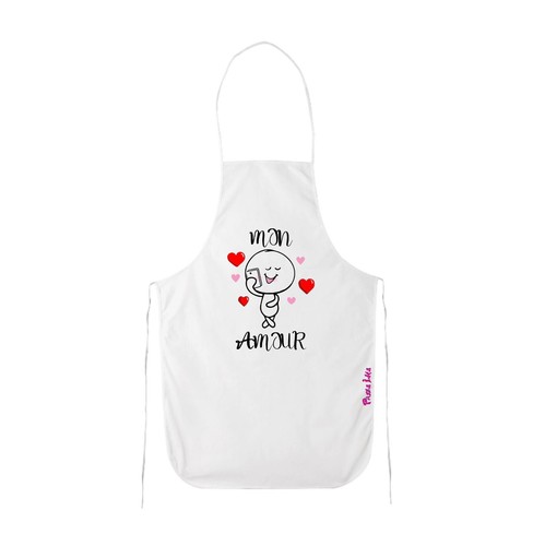 Grembiule cucina bianco - grembiule,